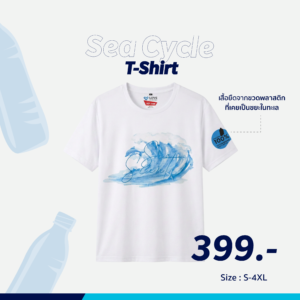 เสื้อยืด จากขวดพลาสติก